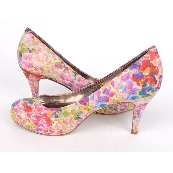 Madden Girl Getta Womens Size 9.5 Multicolor Stiletto Pump Heels Slip On Shoes - Picture 4 of 11